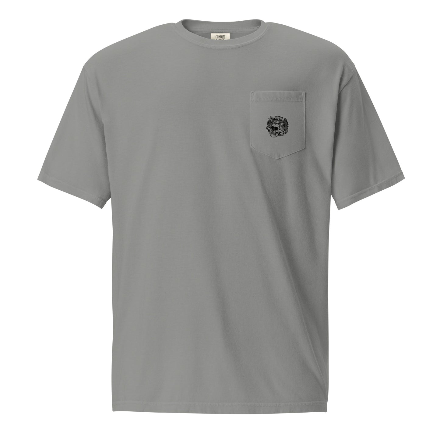 Flower Skull Pocket Tee