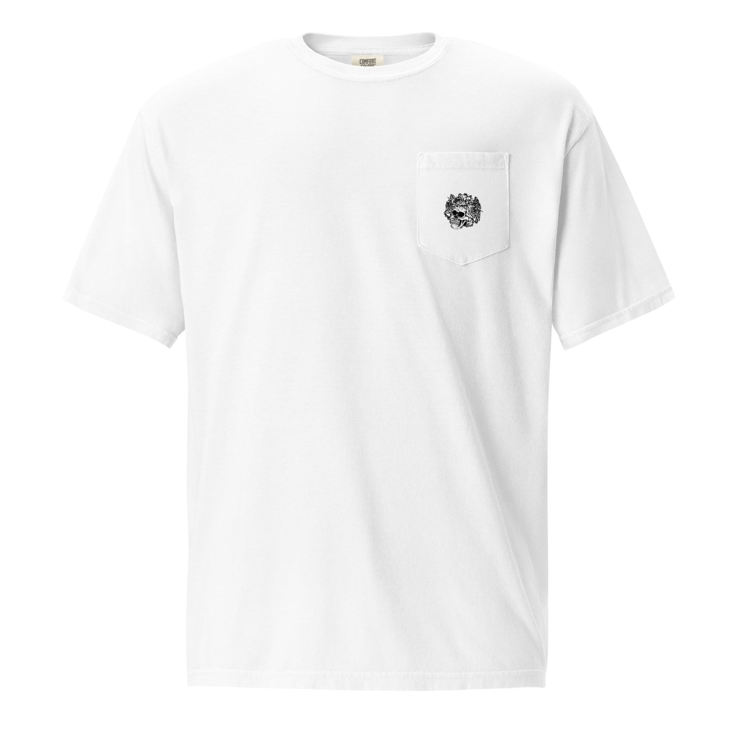 Flower Skull Pocket Tee